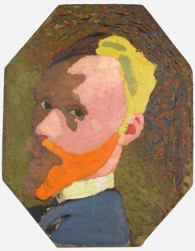 Autoportrait octogonal Edouard Vuillard Musée d Orsay