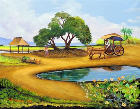 philippine painting kalesa jpeg  mb size etsy