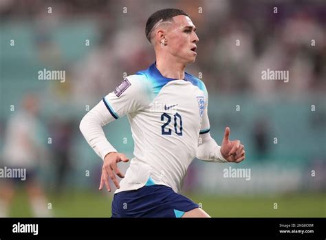 Phil Foden Of England During The Qatar World Cup Match Group B