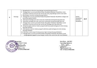 ALUR TUJUAN PEMBELAJARAN BAHASA ARAB Pdf