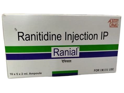 Albert David Ranitidine Injection Ip 10x5x2ml Prescription At Best