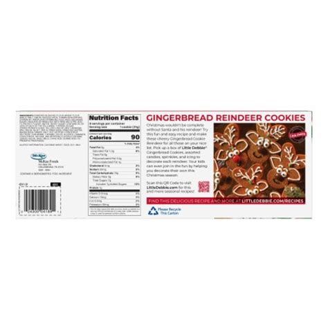 Little Debbie Gingerbread Soft Cookies, 8 ct / 0.75 oz - Pick ‘n Save