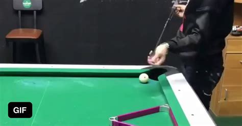 Billiards trick shot - 9GAG