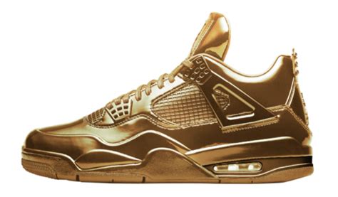 Gold Air Jordan 4 - Sneaker Bar Detroit