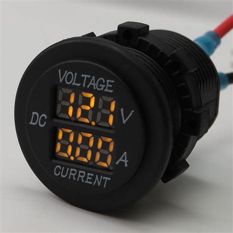 Car Dc 12v 24v Voltmeter Ammeter Led Display Digital Voltage Meter