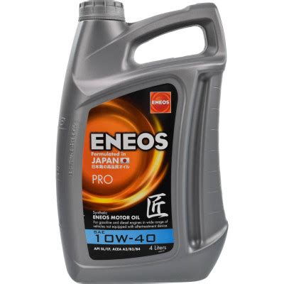 Моторное Масло ENEOS PRO 10W-40 4л (EU0040301N) — Купить Недорого на ...