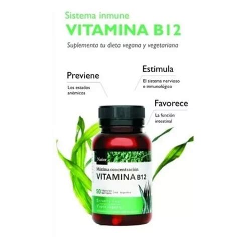 VITAMINA B12 50 CAPS NATIER