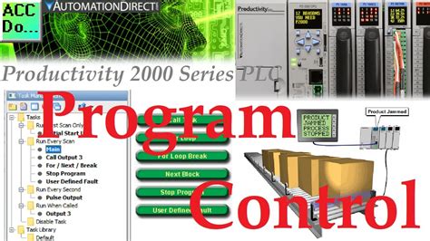 Productivity 2000 Plc Program Control Youtube