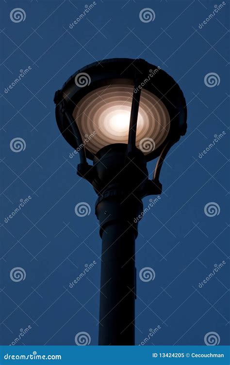 Street Lamp At Dusk Stock Image Image Of Knowledge Light 13424205