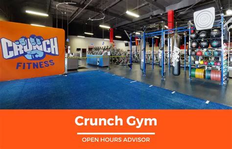 Crunch Gym Hours Opening Closing Holidays Hours February 2024