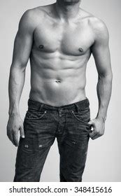 Naked Male Torso Stock Photo 348415610 Shutterstock