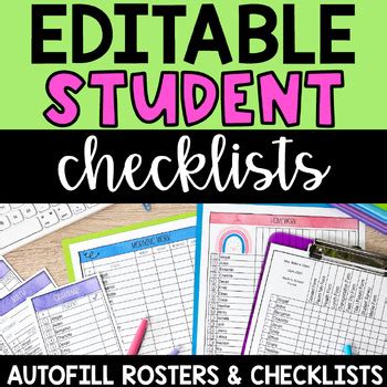 Checklists And Grade Sheets For Teachers By Monica Parsons TpT