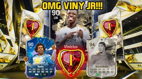 OMFG I PACKED VINY JR 2x RANK 1 FUT CHAMPIONS REWARDS UCL Hero