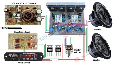 12v से चलने वाला 200w Amplifier बनाऐ How To Make 12v Operating Amplifier • You Like Electronic