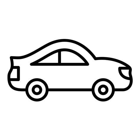 Car Line Icon 14808481 Vector Art At Vecteezy