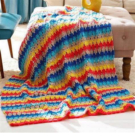 12 Patrones Maravillosos Para Mantas A Crochet Manualidades Y