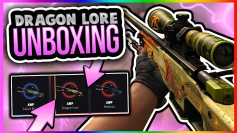 Csgo Awp Dragon Lore Unboxing Guaranteed Knife Case Opening Cs Go