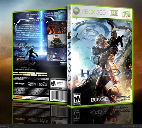 Halo 3 Xbox 360 Box Art Cover By Sentry