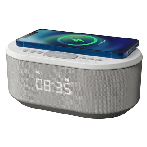 I Box Dawn Bedside Alarm Clock Radio With Bluetooth Speaker Wireless