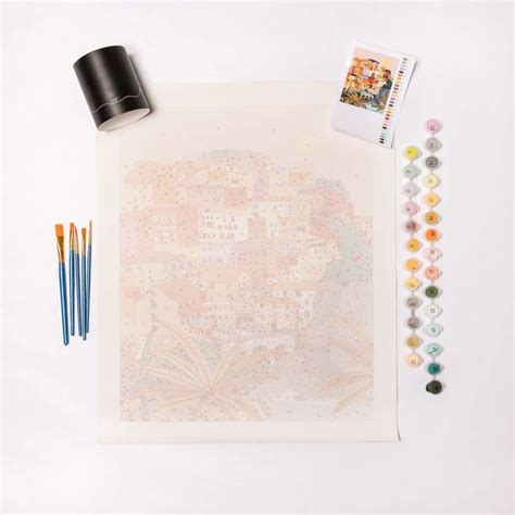 Triumph Tr4a Paint By Numbers Numeral Paint Kit