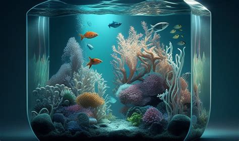 3d Underwater Habitat Modern Creative Wallpaper Background Backgrounds