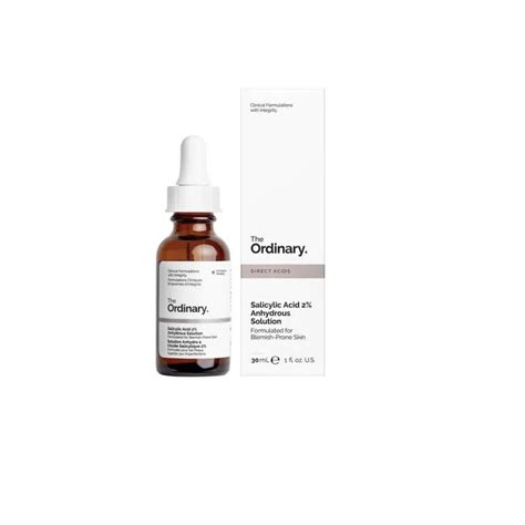 Serum Facial The Ordinary Salicylic Acid 2 Anhydrous Solution Pore Clearing Serum 30 Ml Oechsle