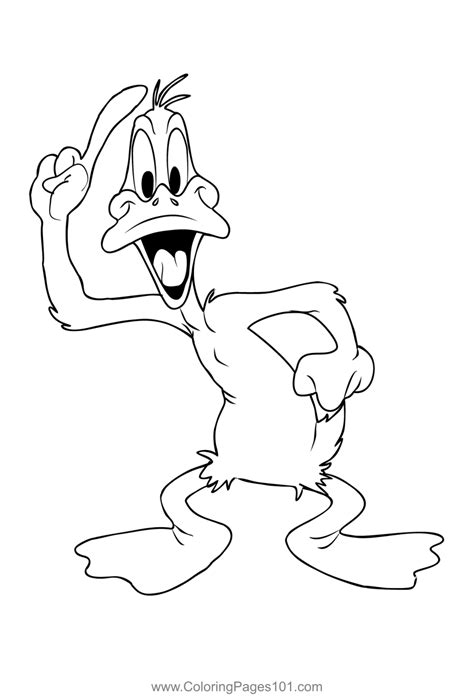 Daffy Duck Printable Coloring Pages Printable Word Searches The Best