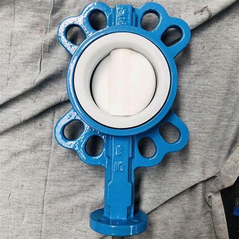 China Ptfe Seat Wafer Type Butterfly Valve Manufacturer And Factory Zhongfa