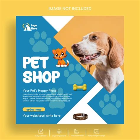 Premium Vector Pet Shop And Veterinary Clinic Facebook Post And