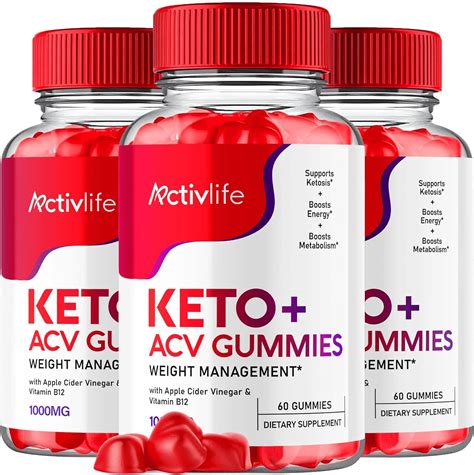 Activlife Keto Acv Gummies：开启健康生活的新篇章 Bobjones