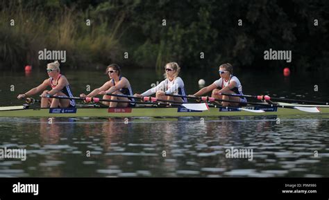 Redgrave Pinsent Rowing Lake Uk 19th July 2018 Womens Quadruple