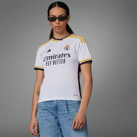 Adidas Real Madrid 23 24 Home Jersey White Free Delivery Adidas UK