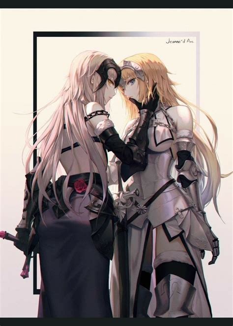 Jeanne Twins 75 Joan Of Arc Fate Fate Girls Jeanne D Arc Alter