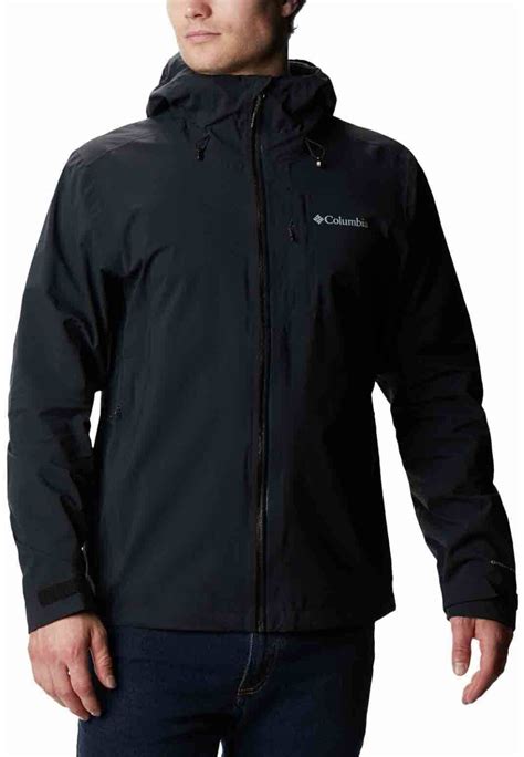 Columbia Ampli Dry Waterproof Shell Jacket Men 1932854 Black Au