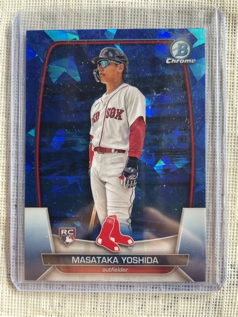 2023 Bowman Chrome Sapphire 75 Masataka Yoshida Rookie Card Boston Red