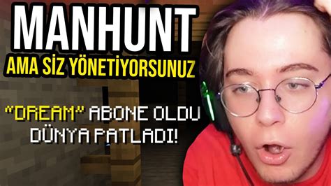 Manhunt Ama Aboneler Oyunu Y Netiyor Minecraft Do Ukan Adal Youtube