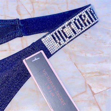 Victoria S Secret Swim New Vs Shine Strap Brazilian Bikini Bottom