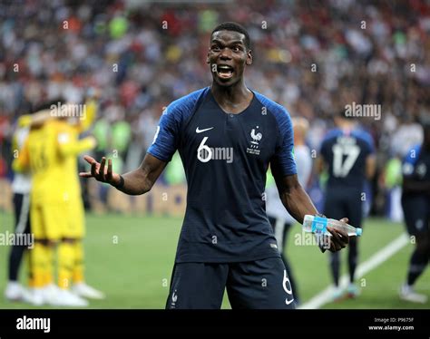 France S Paul Pogba Celebrates After Winning The FIFA World Cup Final