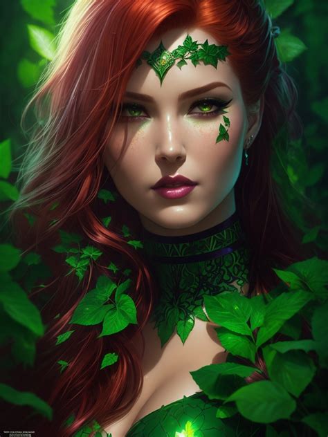 Beautiful Gorgeous Poison Ivy Dc Warrior Green 2 By Arrojado On Deviantart