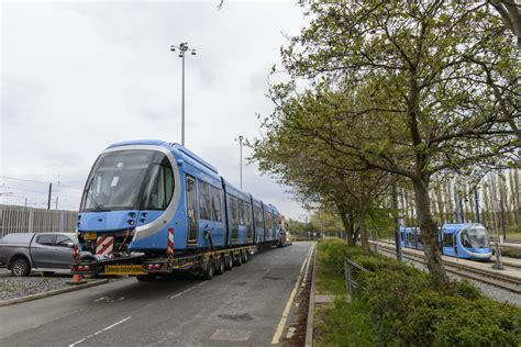 First Of Eight New Trams Delivered Ready For Expansion Of West Midlands Metro Lines Midland