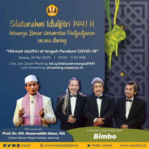 Silaturahmi Idul Fitri H Keluarga Besar Universitas Padjadjaran