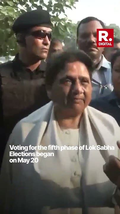 Bsp Chief Mayawati Casts Vote In Lucknow Lok Sabha Elections 2024 Youtube