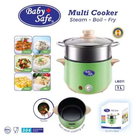 Jual Baby Safe Multi Cooker Hot Pot Steamer Slow Cooker Babysafe Lb Di Seller Niagaraa