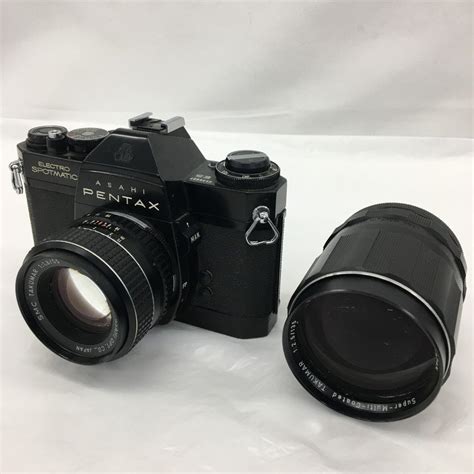 【やや傷や汚れあり】ペンタックス Asahi Pentax Es Electro Spotmatic レンズ フラッシュ おまとめ