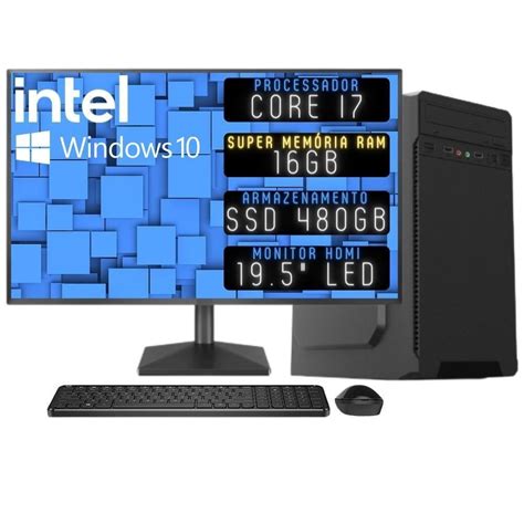 Computador Completo Green Desktop Intel Core I Kabum