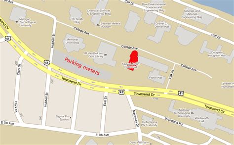 Mtu Parking Lot Map