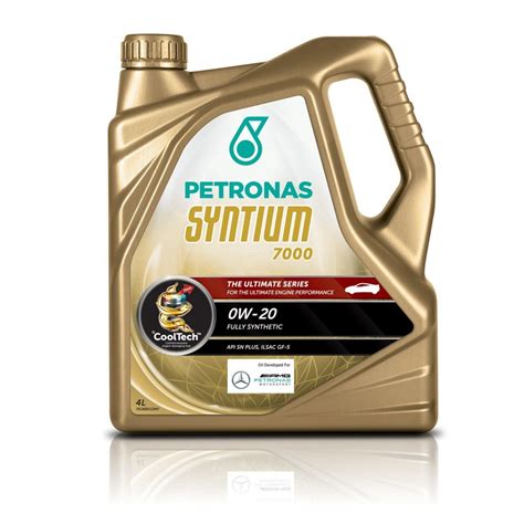 Petronas Syntium 7000 Hybrid 0W20 Synthetic 4L Lub BD