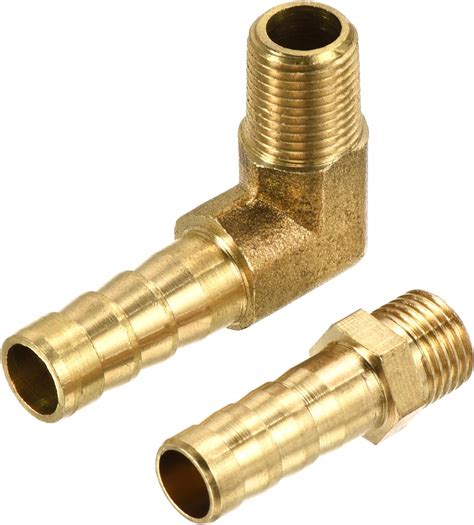 Sourcing Map Brass Barb Hose Fitting Connector Adapter Mmx G Male