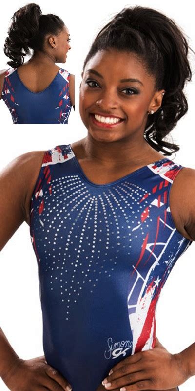 Simone Biles E3282 Firecracker GK Elite Sportswear Gymnastics Leotard ...