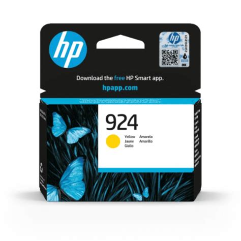 HP 924 Yellow Ink Cartridge 400 Pages Colemans